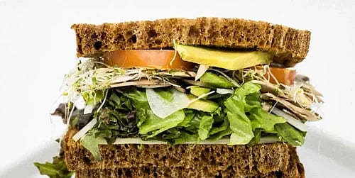 A sandwich from Cody Coffee in Cody, Wyoming.