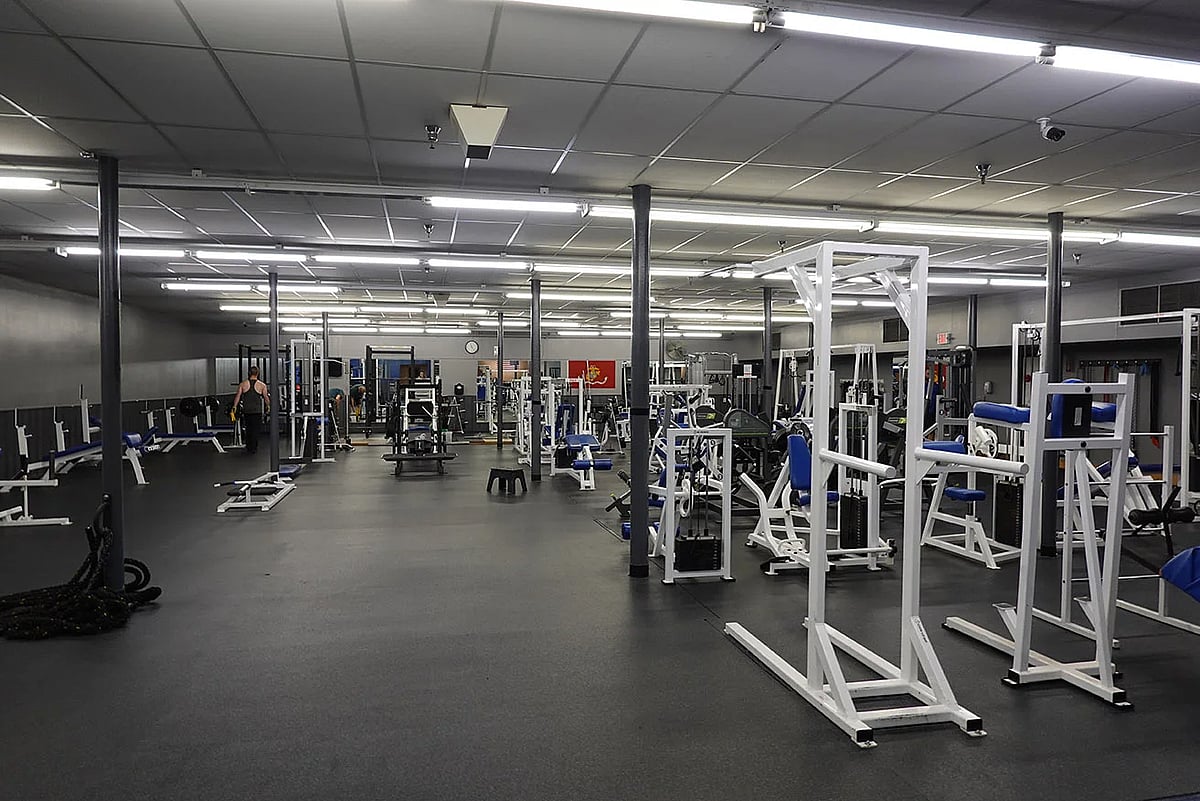 Workout machines at the Wyoming Sport and Fitness Center