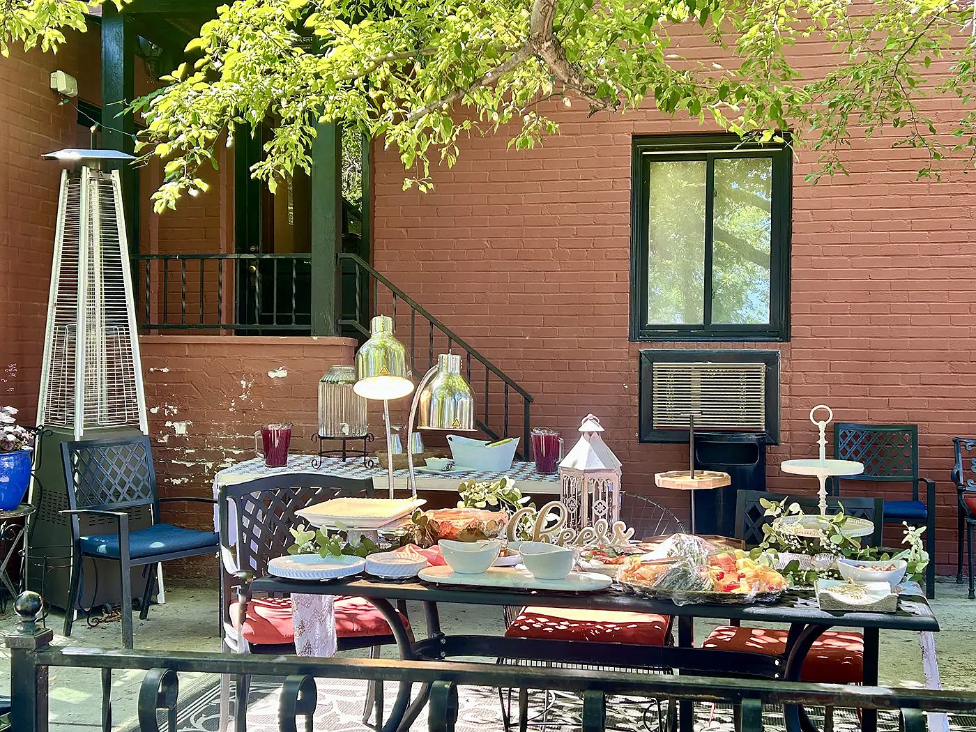 Cheese and gourmet food table