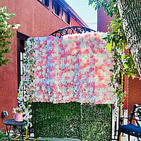 Flowers and vines at the Chamberlin Inn bridal shower