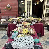 Events for Doctors buffet table Chamberlin Inn