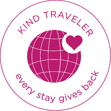 Kind Traveler: Every Stay Gives back logo