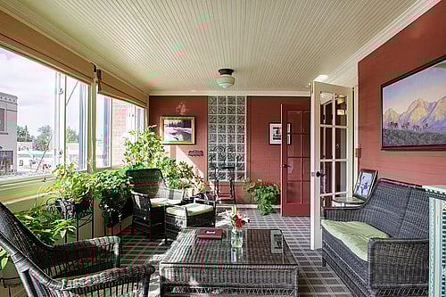 Upstairs loft lounge and event space