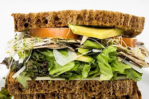 A sandwich from Cody Coffee in Cody, Wyoming.