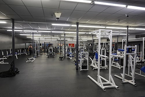 Workout machines at the Wyoming Sport and Fitness Center