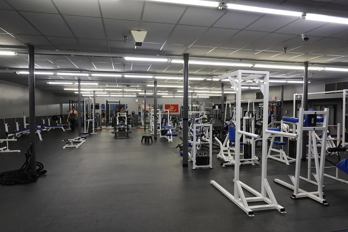 Workout machines at the Wyoming Sport and Fitness Center