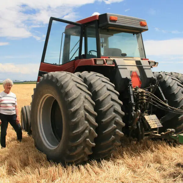 Tractor near Park County